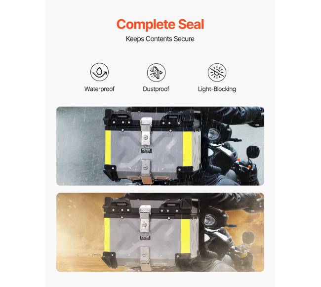 Motociklo daiktadėžė 45L su odiniu pamušalu3