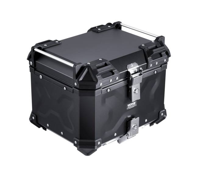 45 l motociklo lagaminas universalus su odine apdaila0