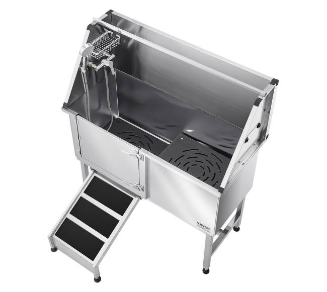 127 cm šunų prausimo vonia su rampa9