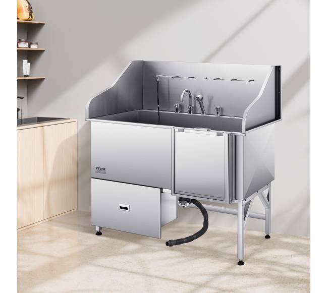 Šunų priežiūros vonia su rampa ir filtru7