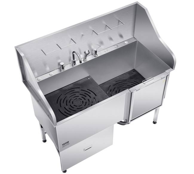 Šunų priežiūros vonia su rampa ir filtru9