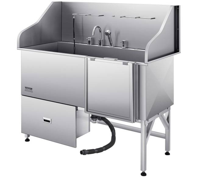 Šunų priežiūros vonia su rampa ir filtru10