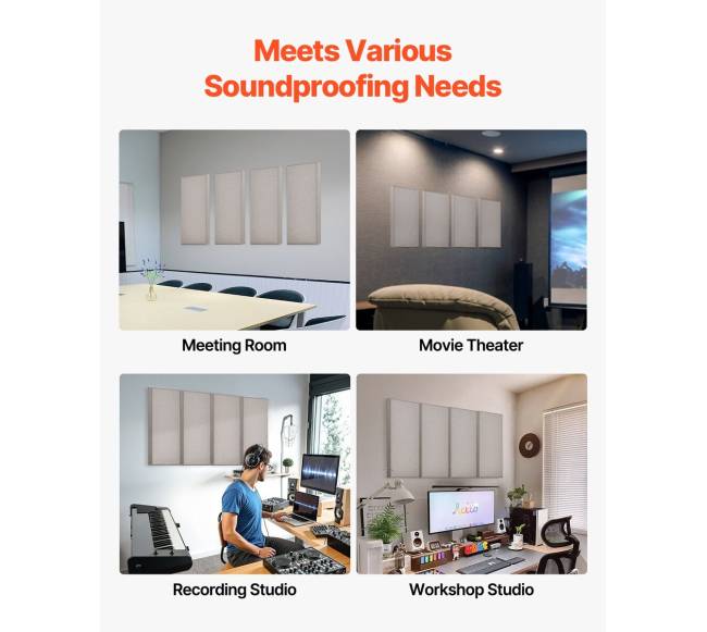 4 vnt. lipnių akustinių plokščių4