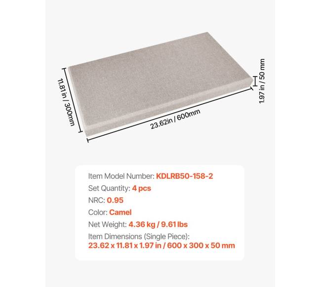 4 vnt. lipnių akustinių plokščių6