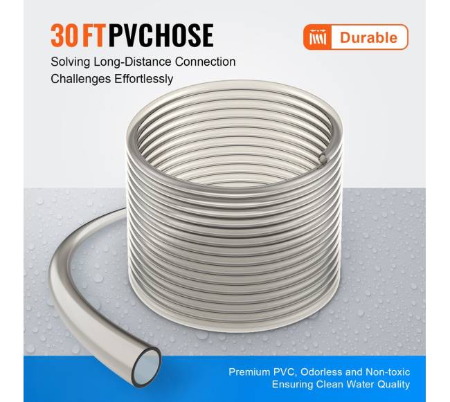 Akvariumo žvyro valymo siurblys su PVC žarna4