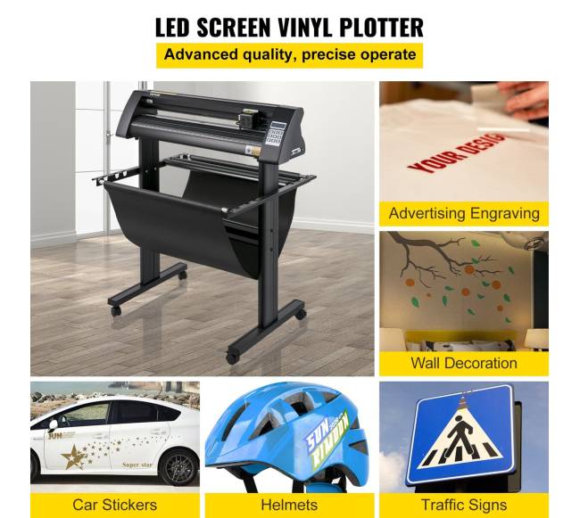 Vinilo pjaustyklė su stovu ir LED ekranu1