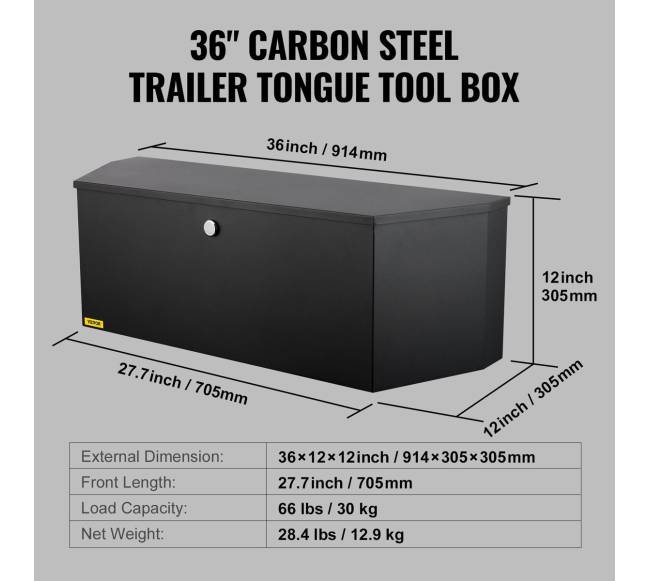 Priekabos įrankių dėžė su užraktu6