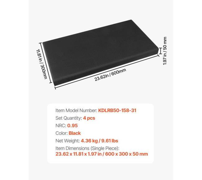 akustinės sienų plokštės, 4 vnt, juodos6