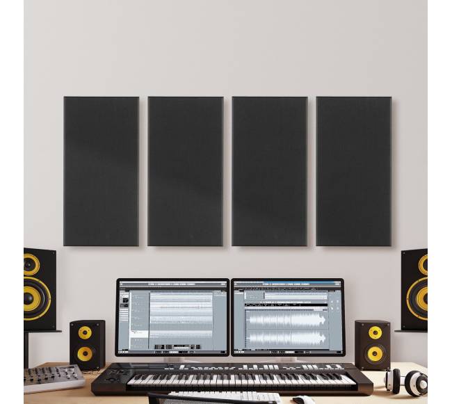 akustinės sienų plokštės, 4 vnt, juodos7