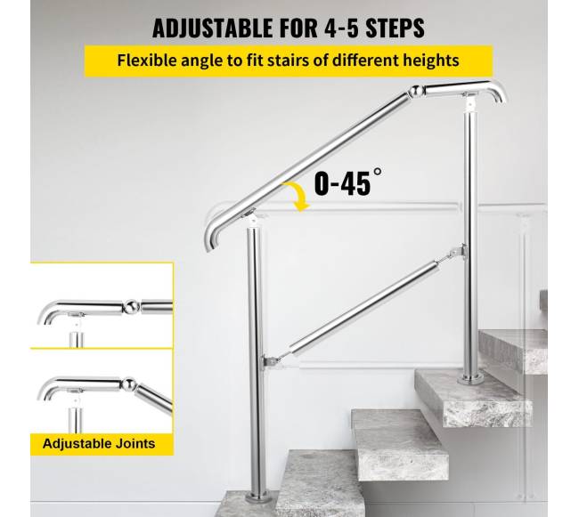 Nerūdijančio plieno 5 laiptų turėklai2