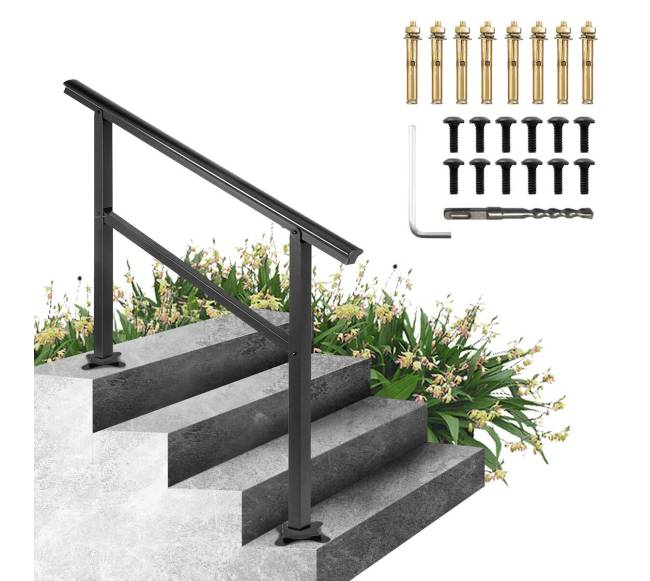 Lauko turėklai laiptams iš aliuminio8
