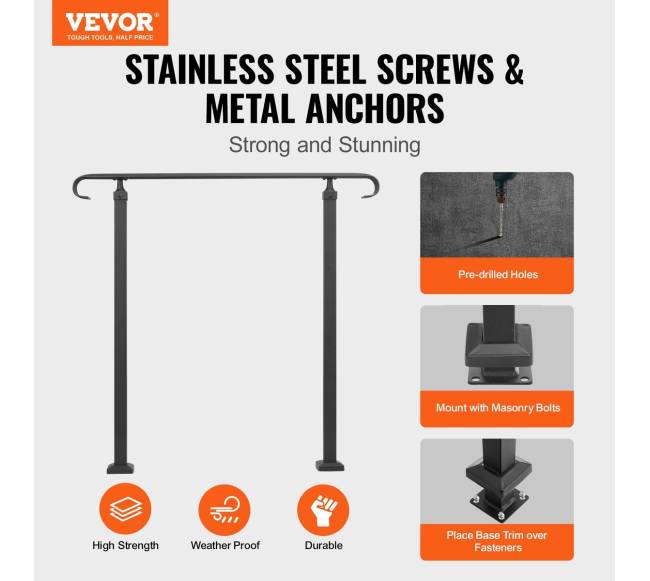 Kalviškas laiptų turėklas 1-3 pakopoms1