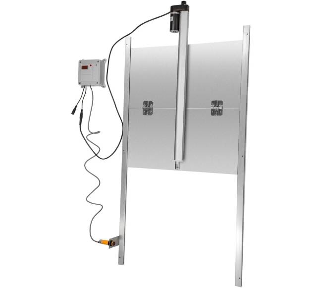 Automatinės vištidės durys su laiko ir šviesos jutikliais8