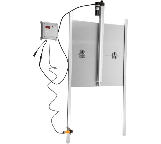 Automatinės vištidės durys su laiko ir šviesos jutikliais9