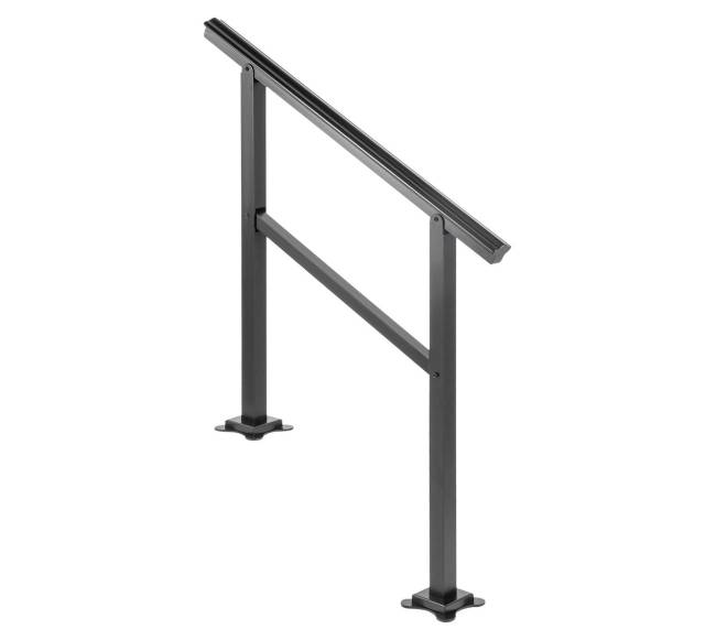 Lauko turėklai aliuminio 91 x 89,5 cm 2-3 laipteliai0