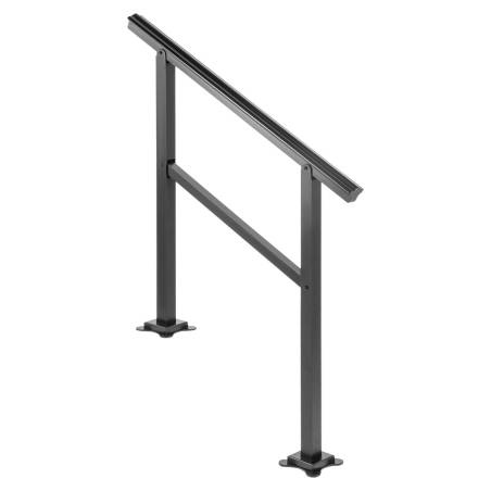Lauko turėklai aliuminio 91 x 89,5 cm 2-3 laipteliai0