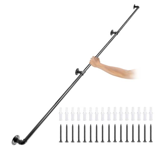 Laiptų turėklas iš plieno, 2.7 m0