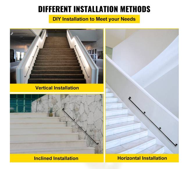 Laiptų turėklas iš plieno, 2.7 m5