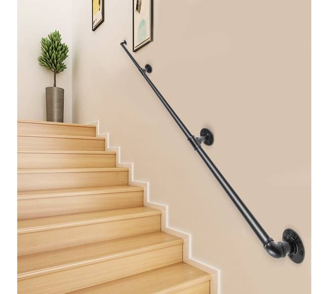 Laiptų turėklas iš plieno, 2.7 m7