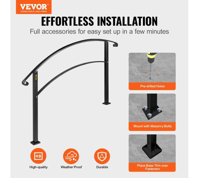 Reguliuojama laiptų turėklų perdanginė rankena 4 žingsniams1