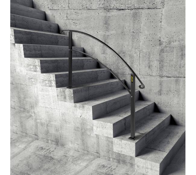 Reguliuojama laiptų turėklų perdanginė rankena 4 žingsniams7