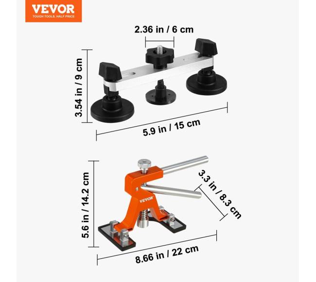 Automobilio kėbulo išlinkimų taisymo ir kėlimo komplektas6