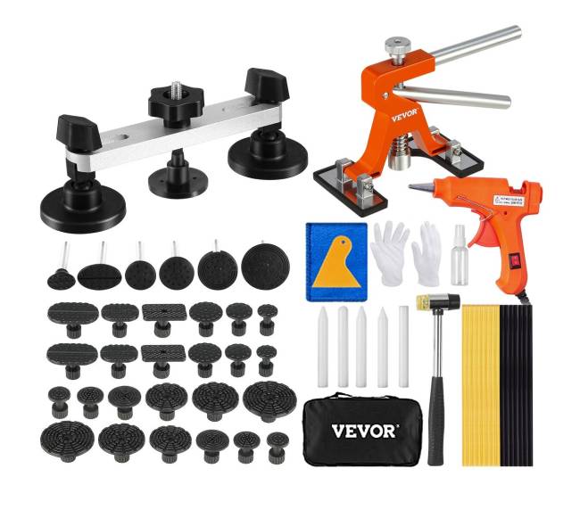 Automobilio kėbulo išlinkimų taisymo ir kėlimo komplektas8