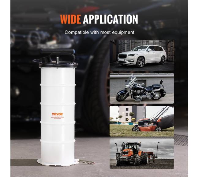 6.5 litrų rankinis skysčių ištraukiklis5