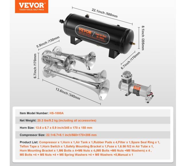 Traukinio oro sirena su 4 ragais6