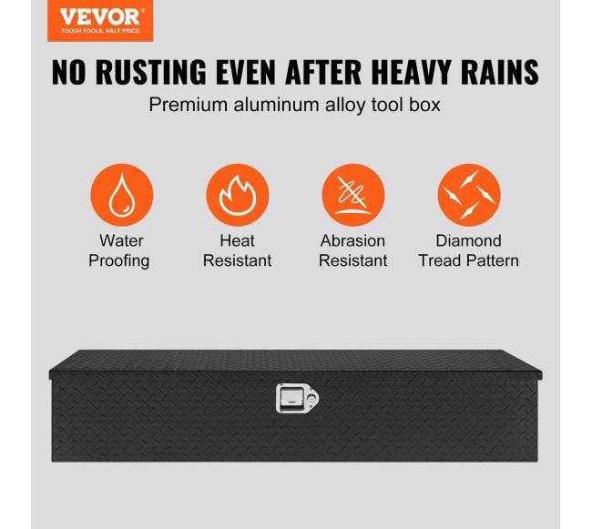 1219x381mm aliuminio įrankių dėžė sunkvežimiui1