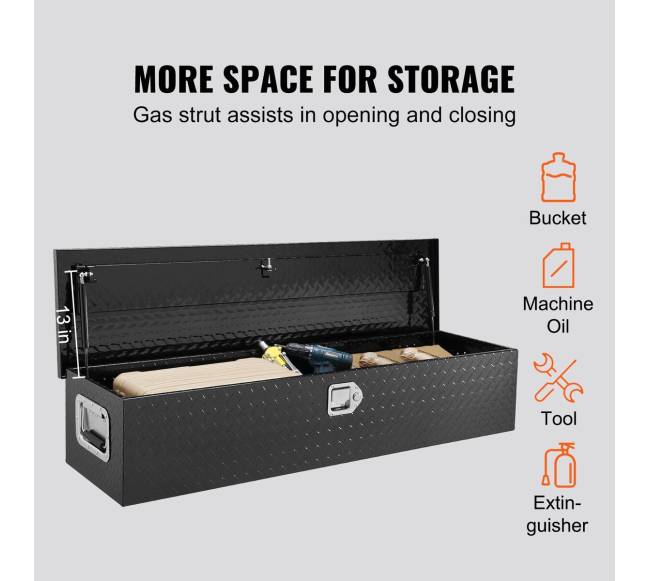 1219x381mm aliuminio įrankių dėžė sunkvežimiui2