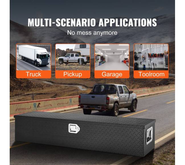 1219x381mm aliuminio įrankių dėžė sunkvežimiui5