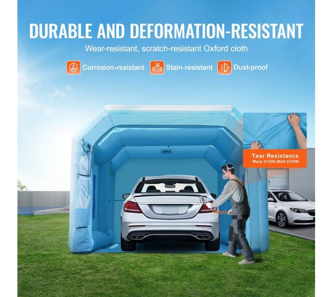 Pripučiamas dažymo paviljonas 6.4 x 4.1 m3