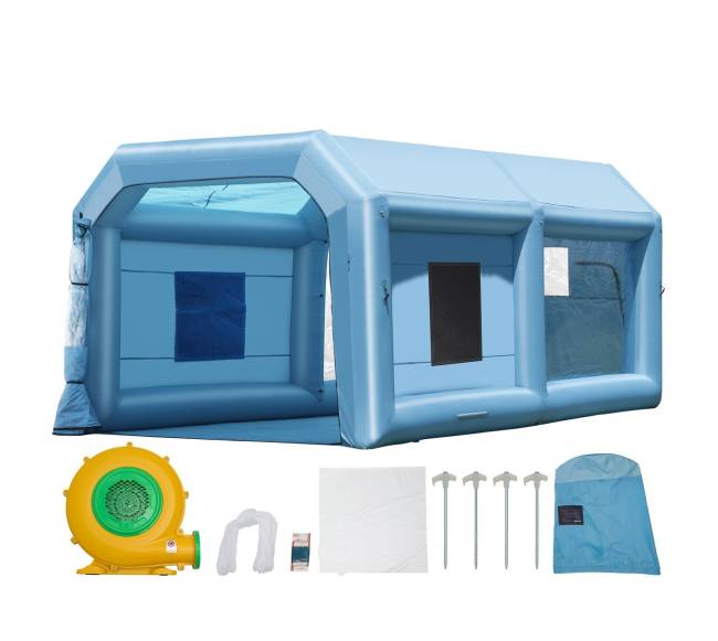 Pripučiamas dažymo paviljonas 6.4 x 4.1 m8