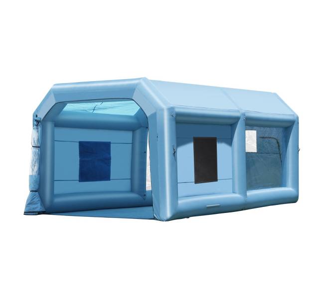 Pripučiamas dažymo paviljonas 6.4 x 4.1 m9