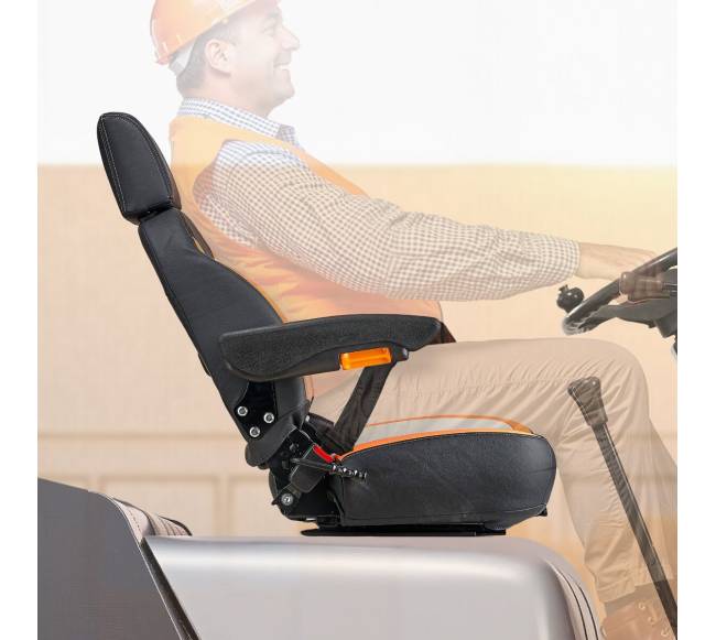 Šakinio krautuvo ir traktoriaus reguliuojama sėdynė7