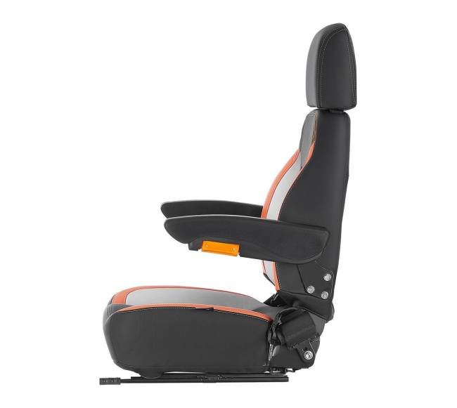 Šakinio krautuvo ir traktoriaus reguliuojama sėdynė10