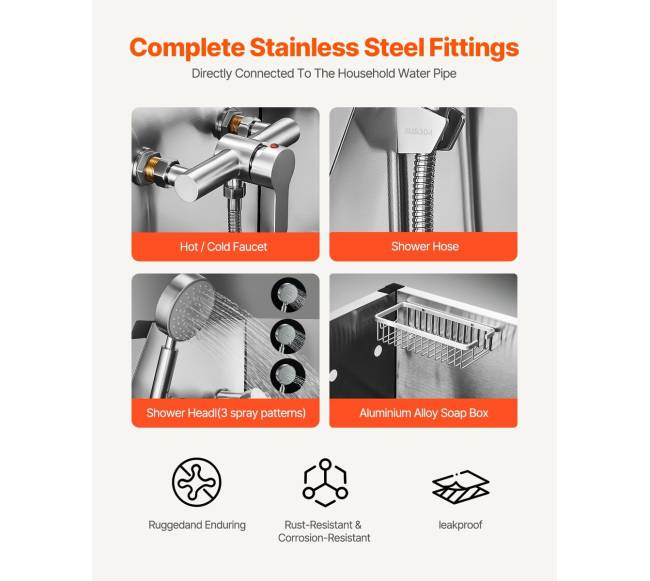 127 cm šunų vonia iš nerūdijančio plieno su laiptais4