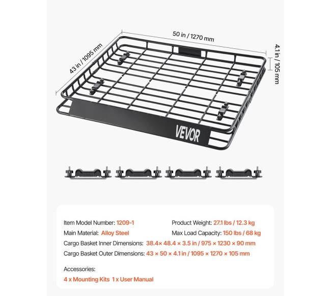 Bagažinės krepšys ant automobilio stogo6