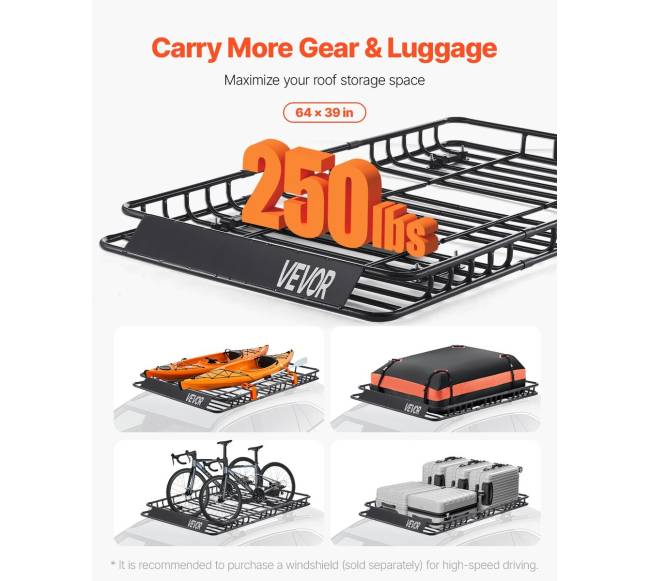 Stogo bagažo krepšys 162,5 x 99 x 10,5 cm1