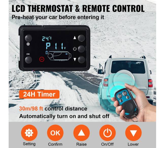 8 kW dyzelinis šildytuvas su nuotoliniu valdymu4