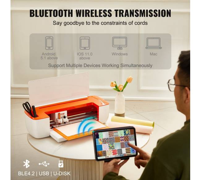 Vinilo pjaustymo mašina su Bluetooth4