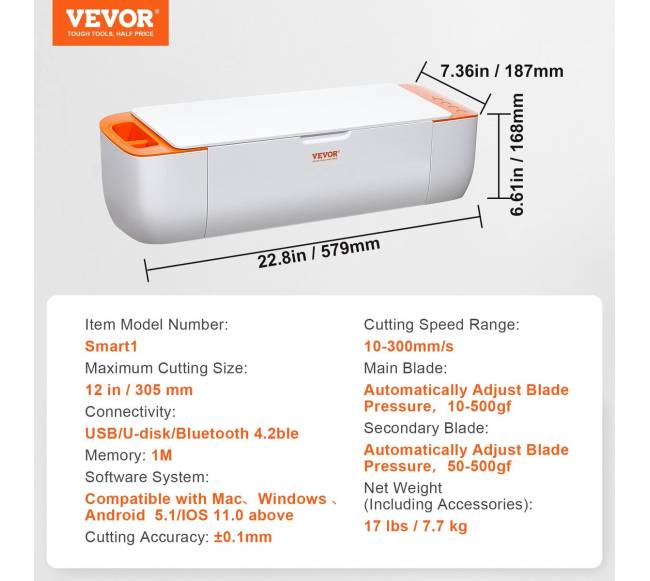 Vinilo pjaustymo mašina su Bluetooth6