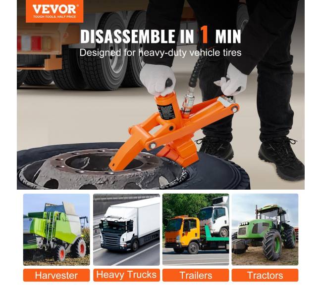 Hidraulinis padangų krašto nutraukėjas su pompa1