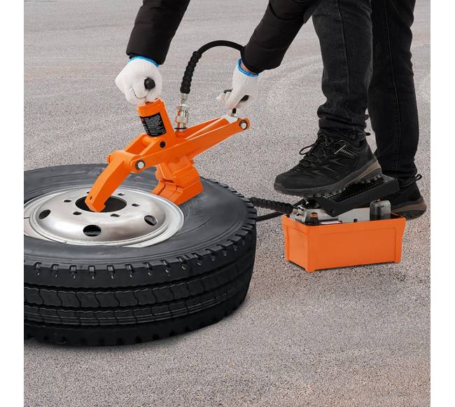 Hidraulinis padangų krašto nutraukėjas su pompa7