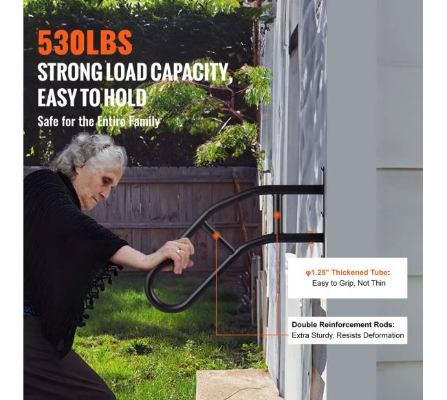 Lauko laiptų turėklai 1-3 laipteliams2