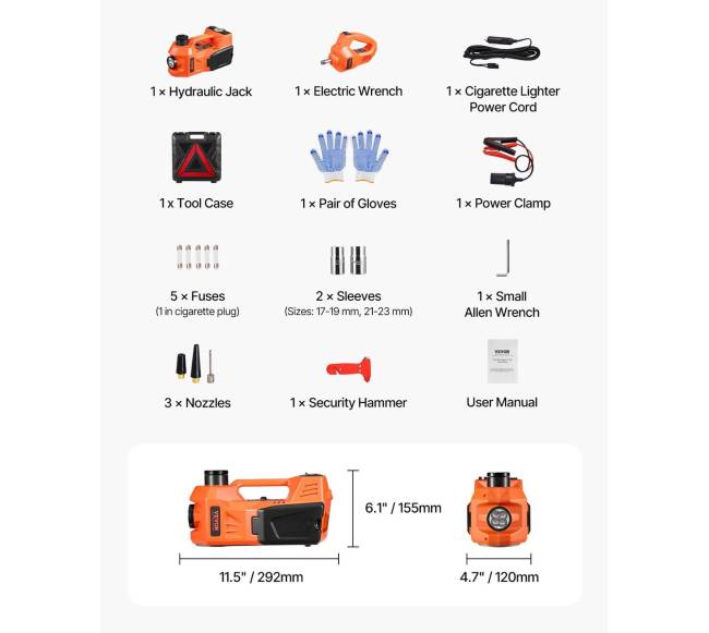 Elektrinis automobilių domkratas 5 tonų6