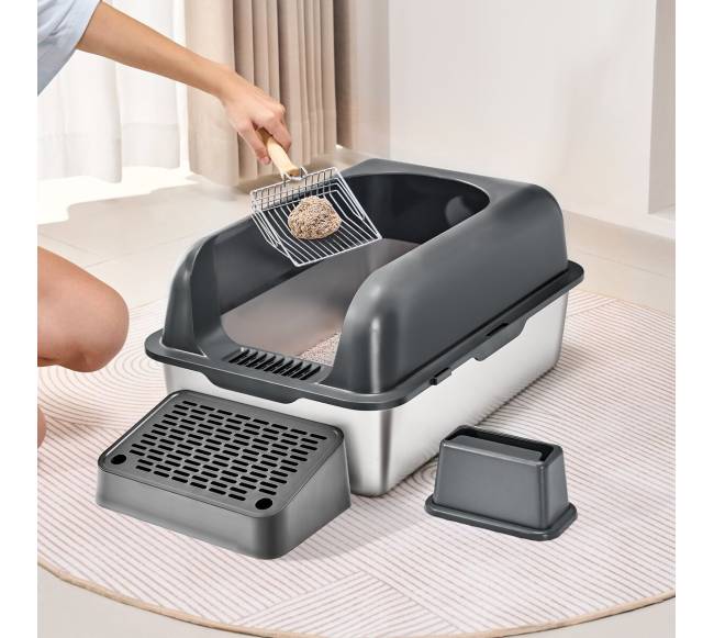 Gilus 15 cm kačių tualetas su filtru7