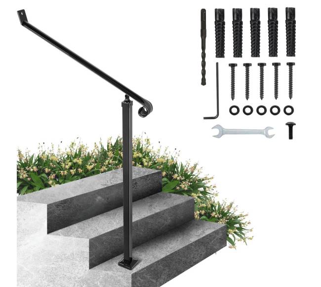 40 mm kalto geležies turėklai laipteliams8