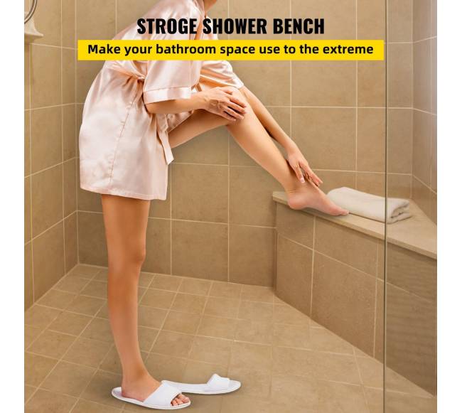 Dušo suoliukas iš plytelių, 57 x 40 x 50 cm1